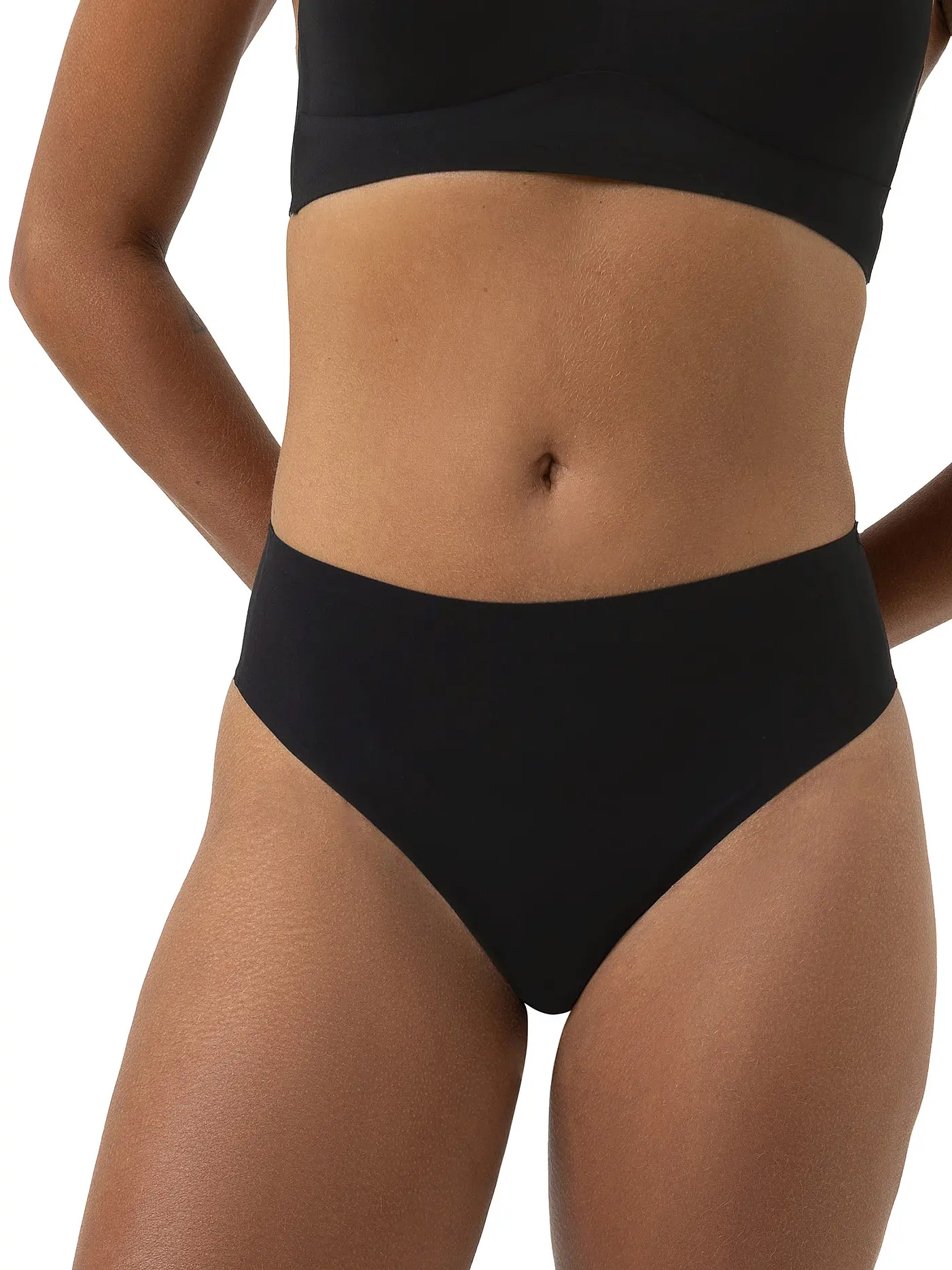 MEY | String  SIMPLY INVISIBLE bailey | schwarz